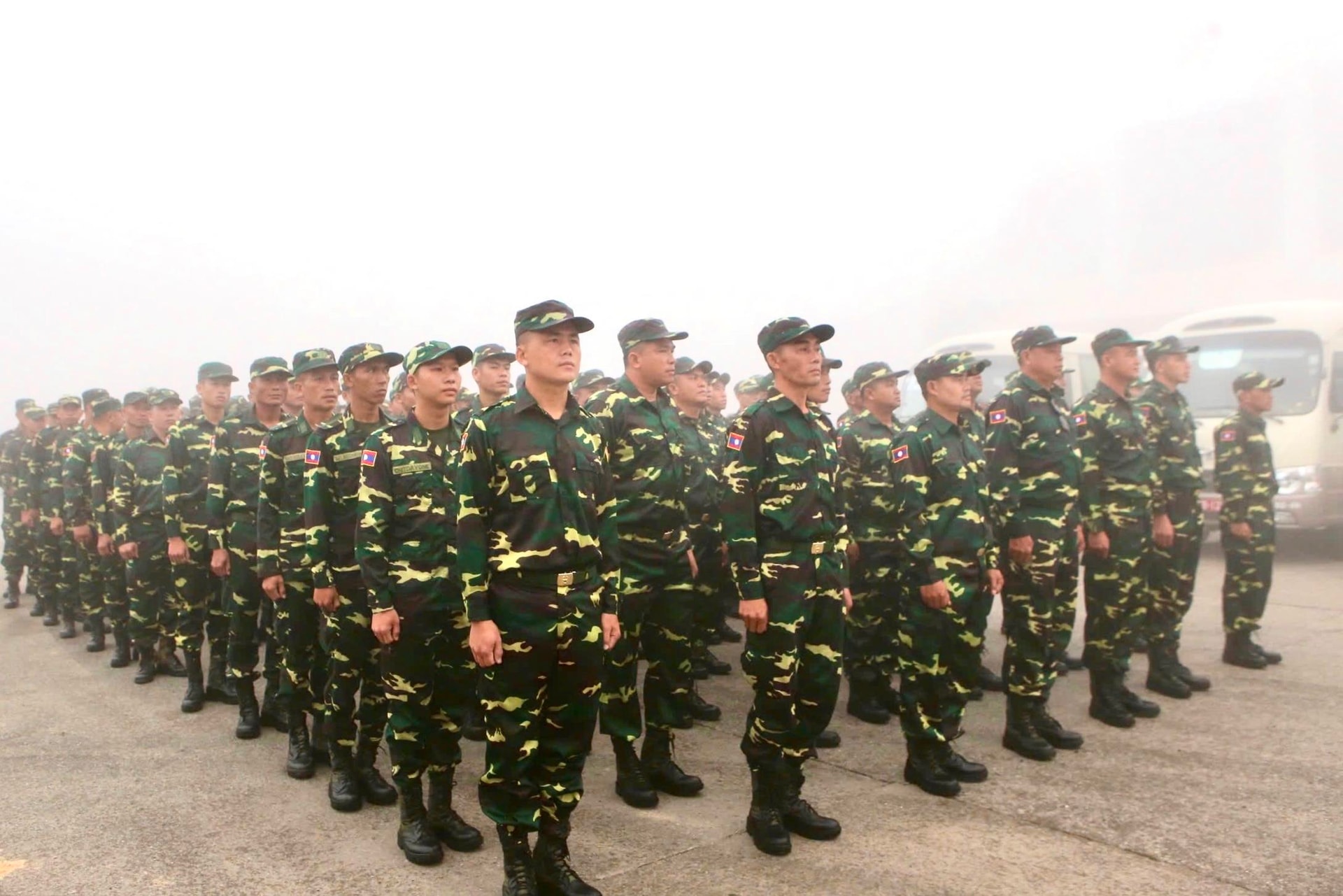 Sự kiện A80 có sự góp mặt của 110 chiến sỹ uân đội Lào.