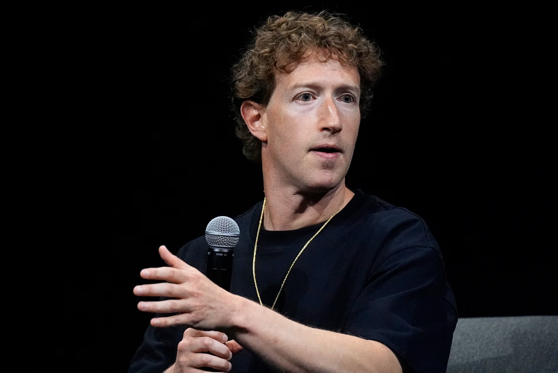 Mark Zuckerberg trong một hội nghị tại Denver, Mỹ vào năm 2024. (Nguồn: AP)