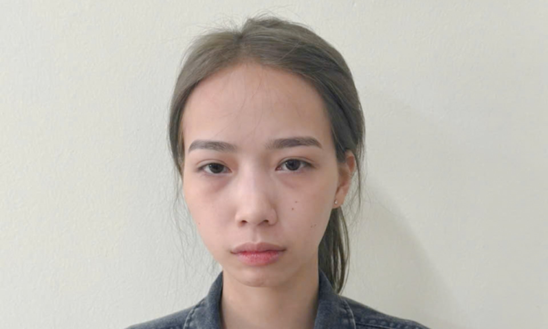 Hà Thị Lai Hạ tại cơ quan công an. (Ảnh: CACC)