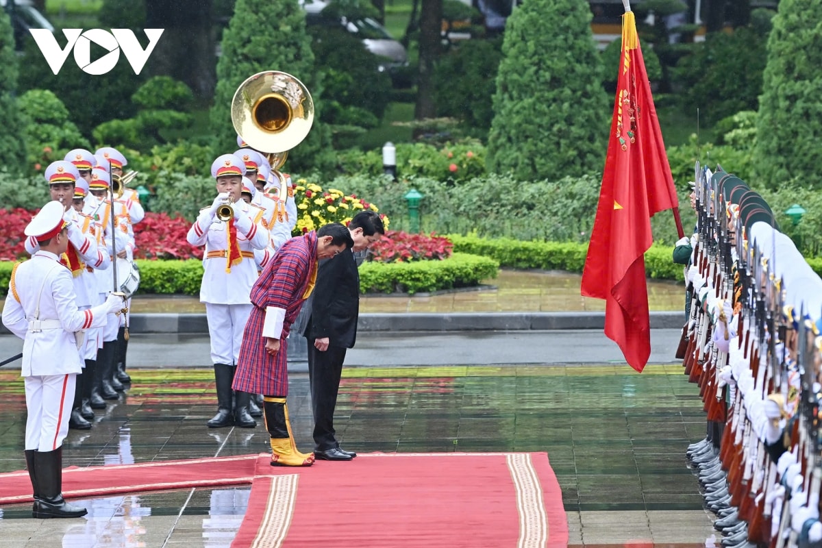 chu tich nuoc luong cuong chu tri le don va hoi dam voi quoc vuong bhutan hinh anh 2