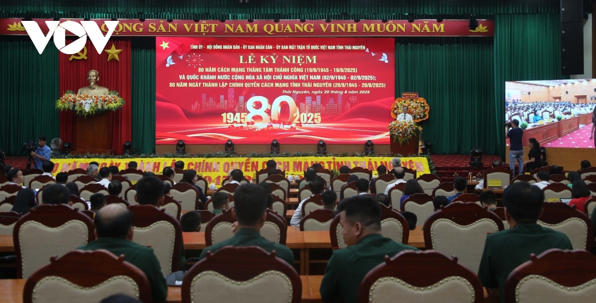 thai nguyen ky niem 80 nam thanh lap chinh quyen cach mang hinh anh 1