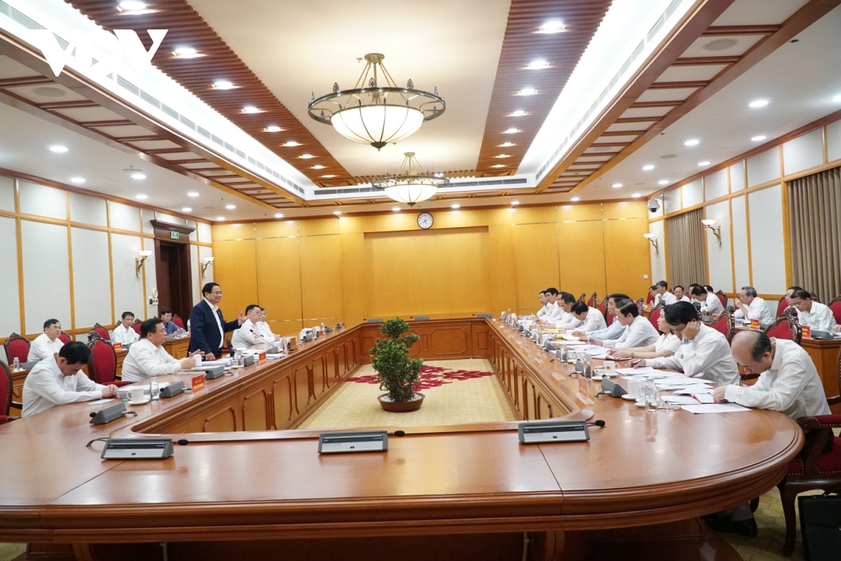 cac to cong tac cua bo chinh tri lam viec voi ban thuong vu tinh uy cua 4 tinh hinh anh 1