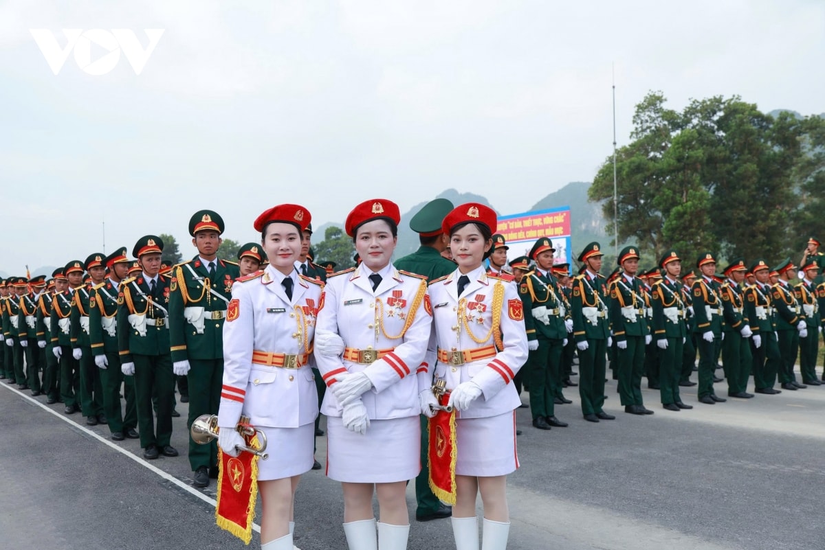 nhung bong hong canh sat bien trong doi hinh dieu binh hinh anh 1
