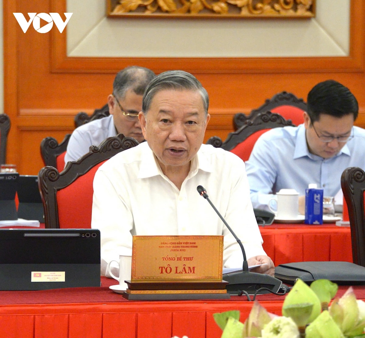 bo chinh tri lam viec voi ban thuong vu thanh uy ha noi hinh anh 6