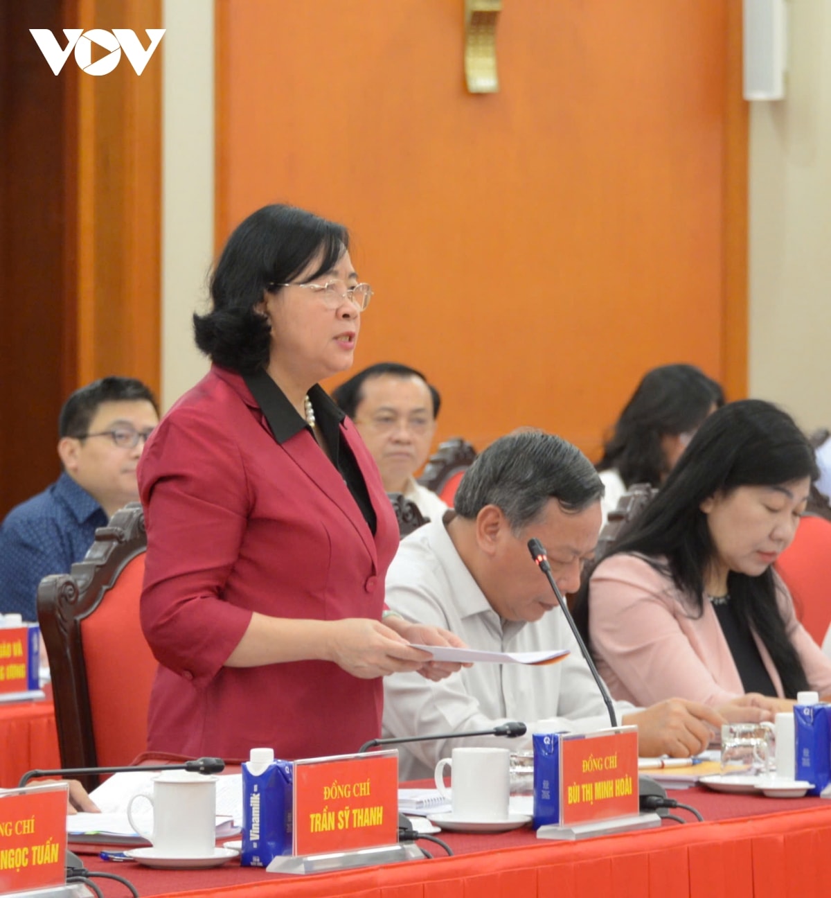 bo chinh tri lam viec voi ban thuong vu thanh uy ha noi hinh anh 4
