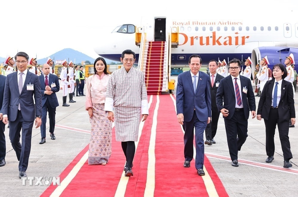 toan canh chuyen tham viet nam cua quoc vuong bhutan va hoang hau hinh anh 1