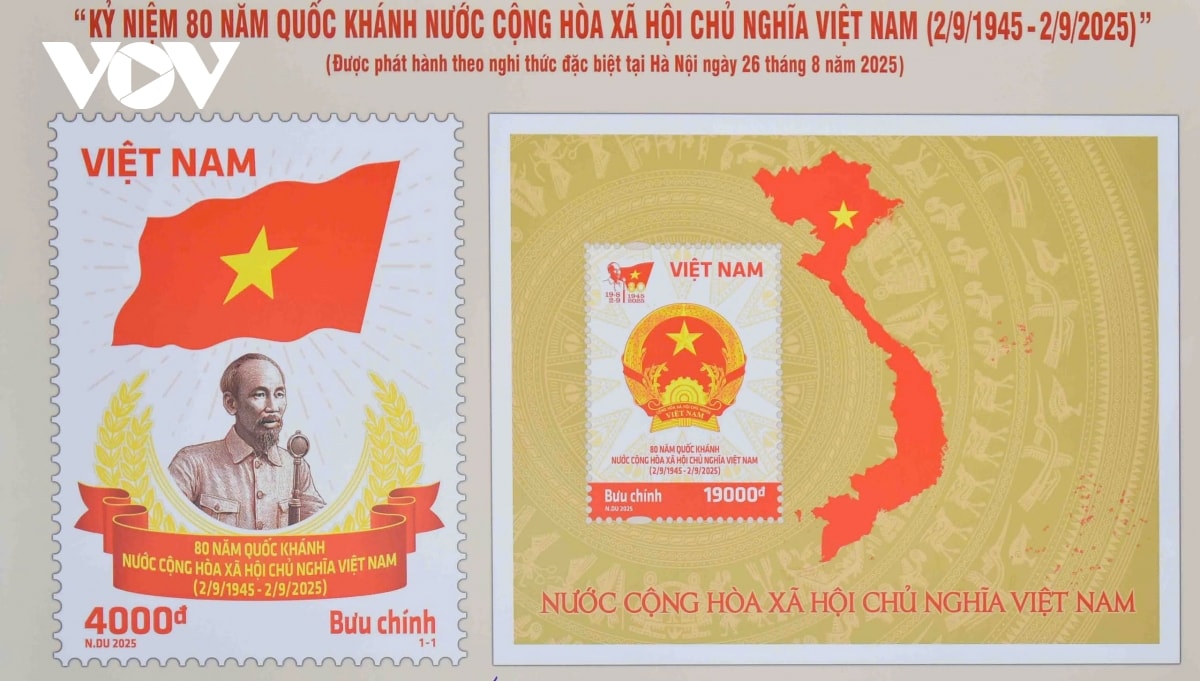 phat hanh bo tem dac biet ky niem 80 nam quoc khanh hinh anh 1