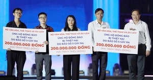 Bộ VHTTDL ủng hộ 600 triệu đồng cho đồng bào bị thiệt hại do bão số 5 