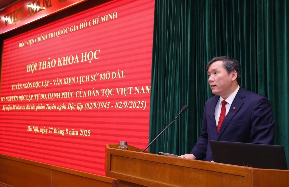 tuyên ngôn Độc lập kết tinh ý chí, khát vọng độc lập, tự do của dân tộc việt nam hình ảnh 1 tuyen ngon Doc lap ket tinh y chi, khat vong doc lap, tu do cua dan toc viet nam hinh anh 1