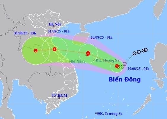 Áp thấp nhiệt đới gây gió giật cấp 9, cách đặc khu hoàng sa khoảng 320km hình ảnh 1 Ap thap nhiet doi gay gio giat cap 9, cach dac khu hoang sa khoang 320km hinh anh 1