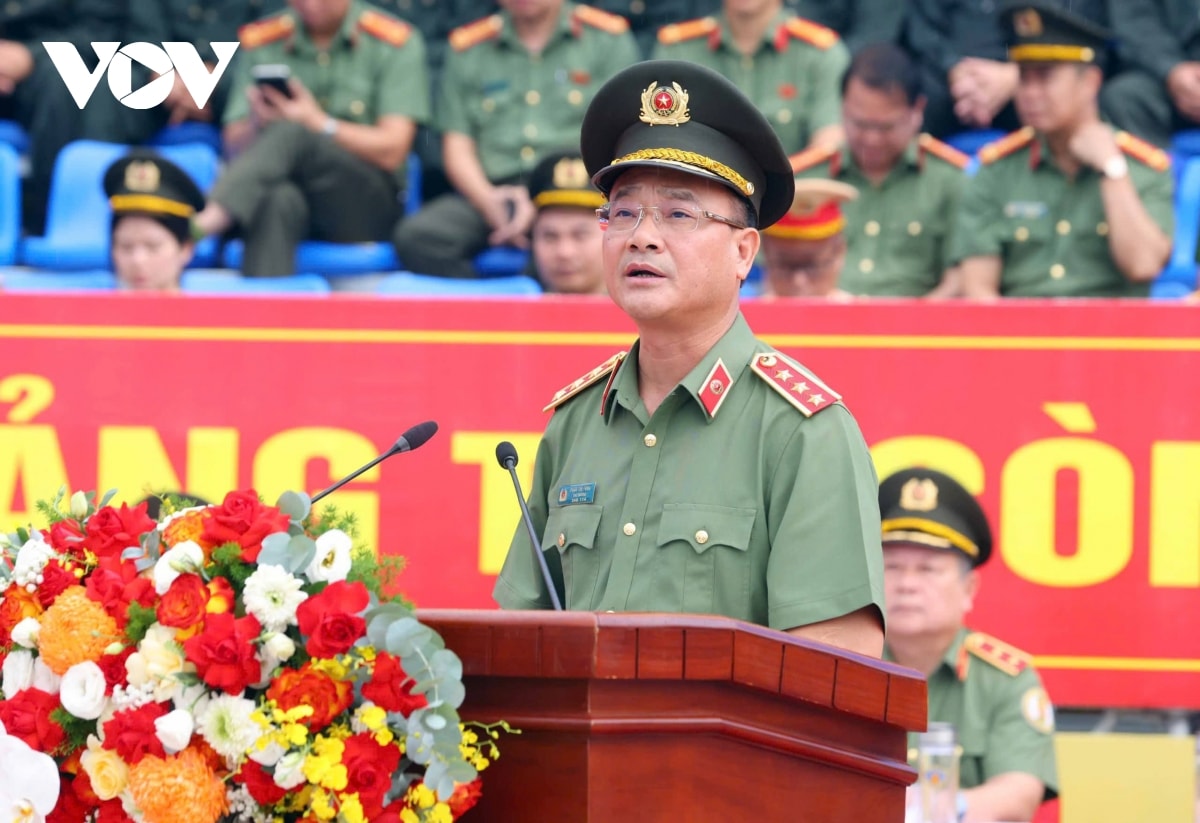 bộ công an xuất quân đảm bảo an ninh, trật tự cho sự kiện a80 hình ảnh 1 bo cong an xuat quan dam bao an ninh, trat tu cho su kien a80 hinh anh 1