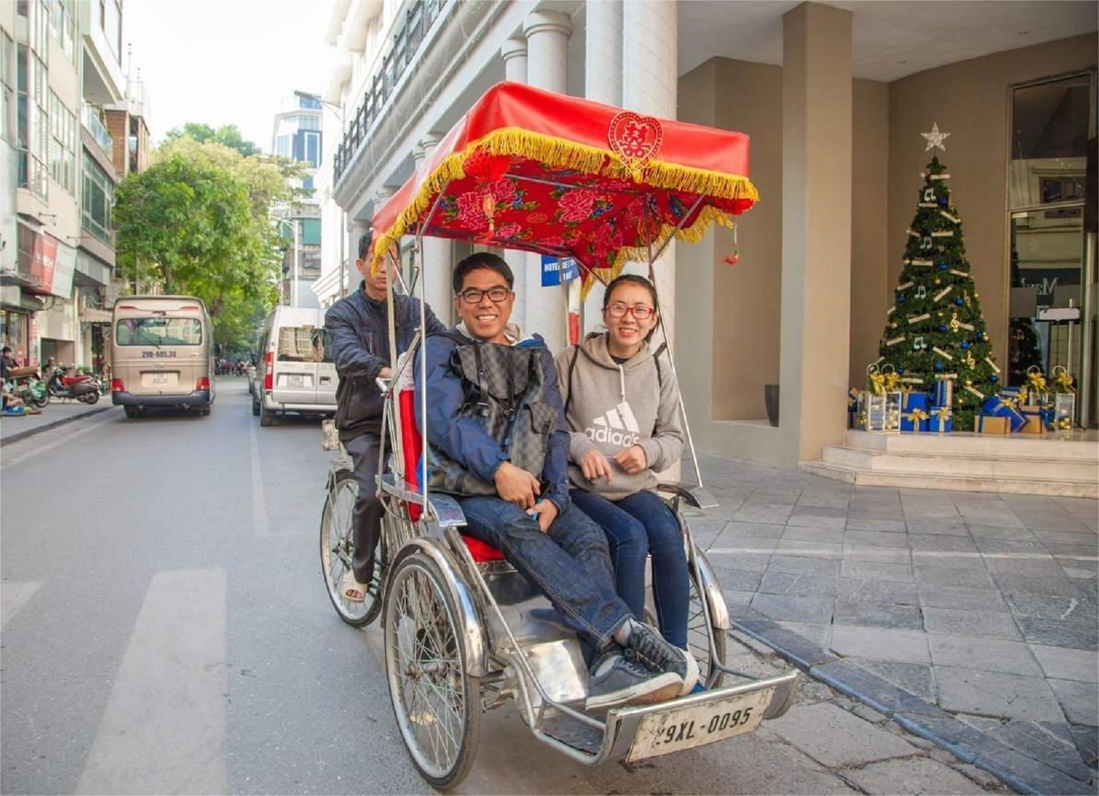 Trải nghiệm ngồi xích lô tại Thủ đô Hà Nội. (Ảnh:motogo.vn).