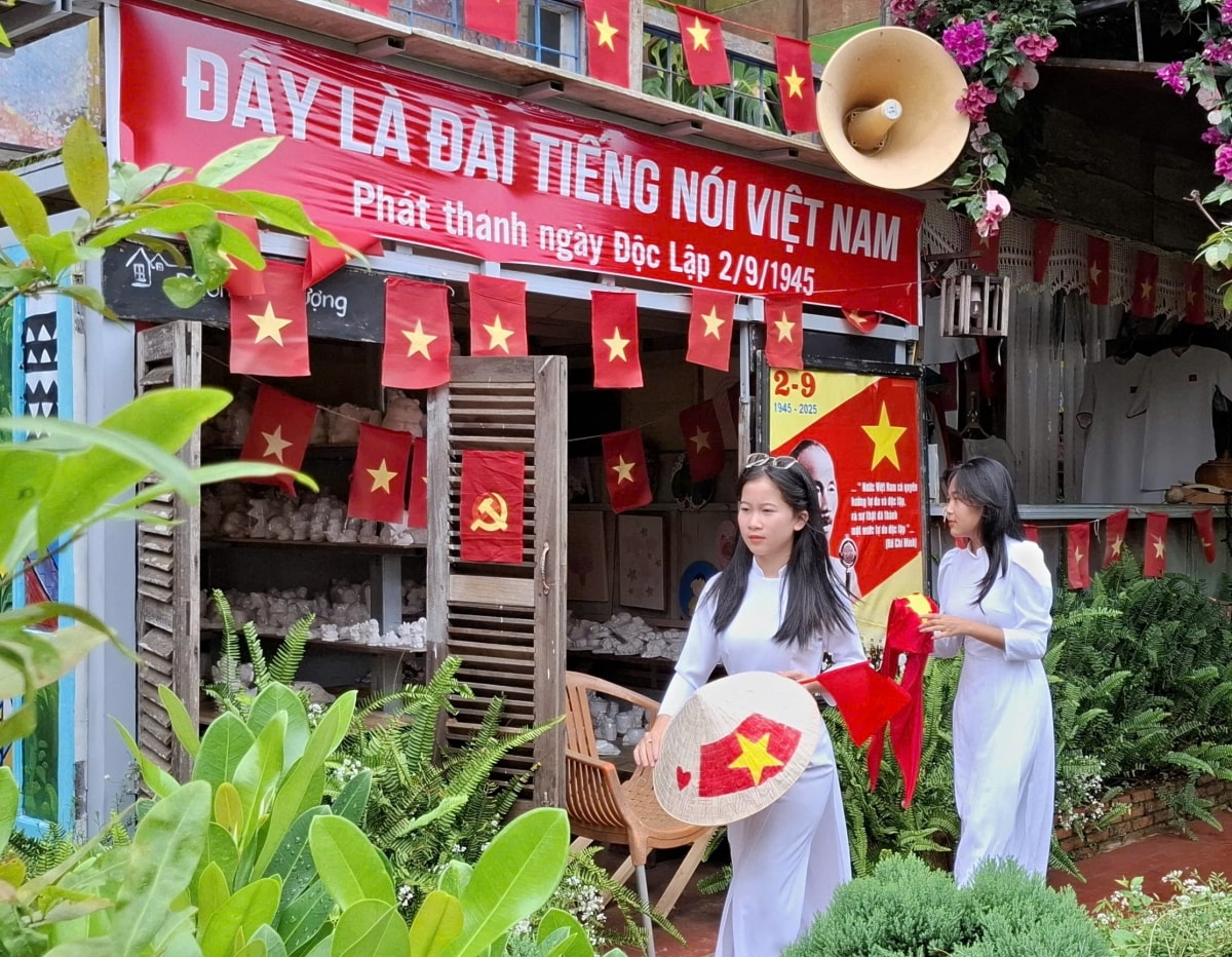 tha thiet khu vuon yeu to quoc cua co giao my thuat o Dak lak hinh anh 10