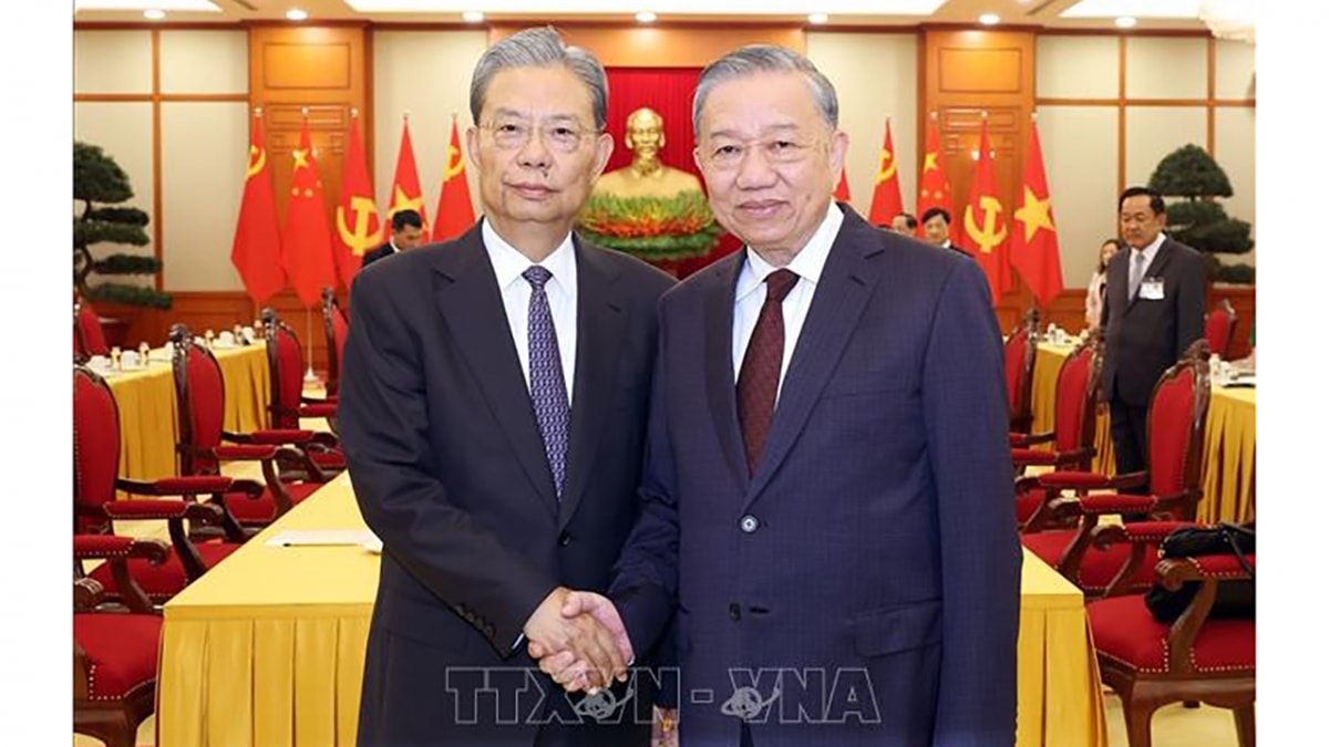 tổng bí thư tô lâm tiếp Ủy viên trưởng nhân đại toàn quốc trung quốc triệu lạc tế hình ảnh 1 tong bi thu to lam tiep Uy vien truong nhan dai toan quoc trung quoc trieu lac te hinh anh 1