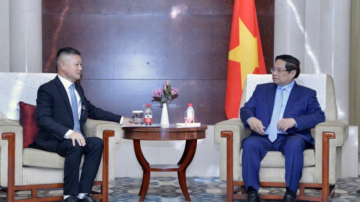 thủ tướng phạm minh chính tiếp các tập đoàn hàng đầu trung quốc hình ảnh 1 thu tuong pham minh chinh tiep cac tap doan hang dau trung quoc hinh anh 1