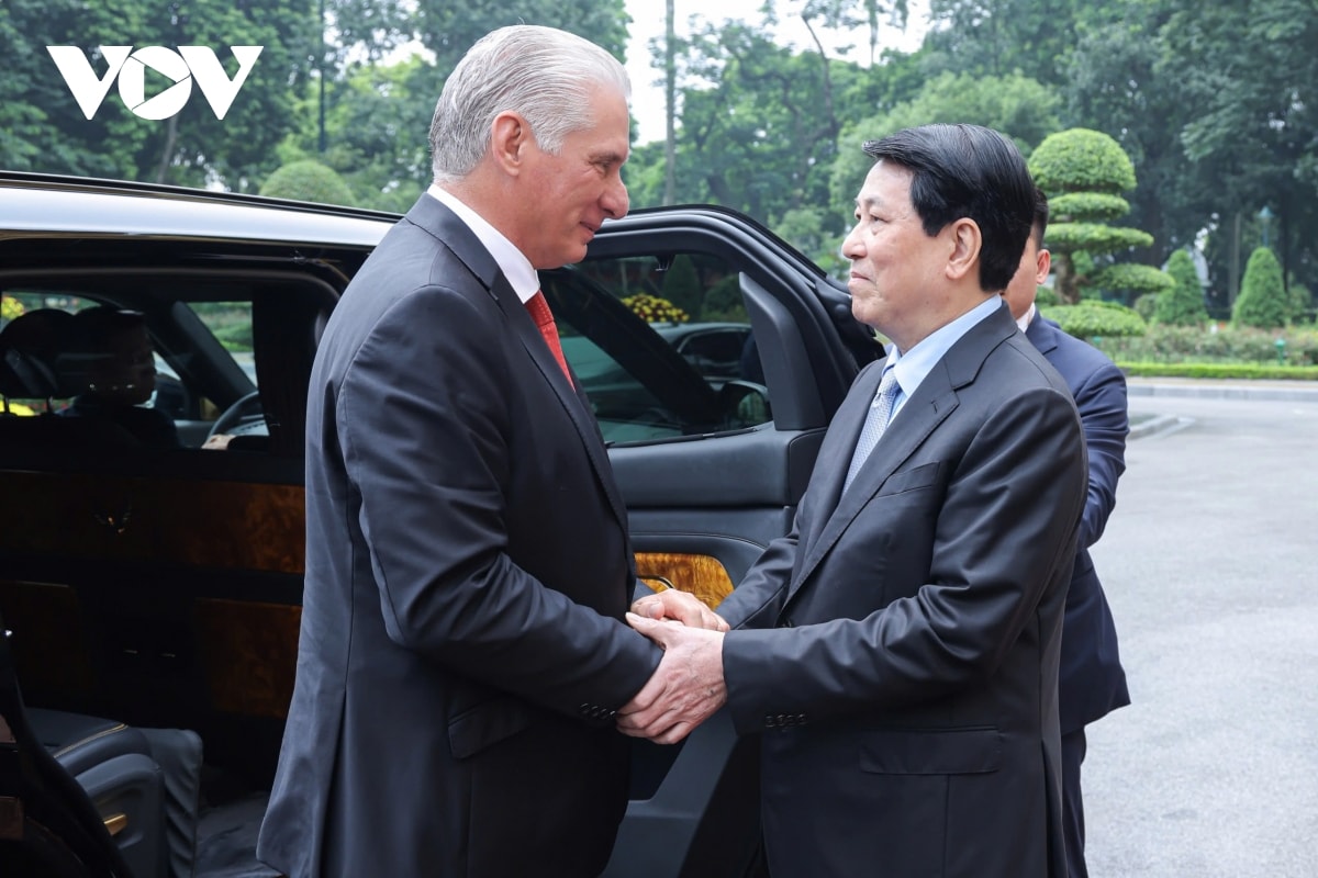bí thư thứ nhất, chủ tịch nước cuba hội kiến chủ tịch nước lương cường hình ảnh 1 bi thu thu nhat, chu tich nuoc cuba hoi kien chu tich nuoc luong cuong hinh anh 1