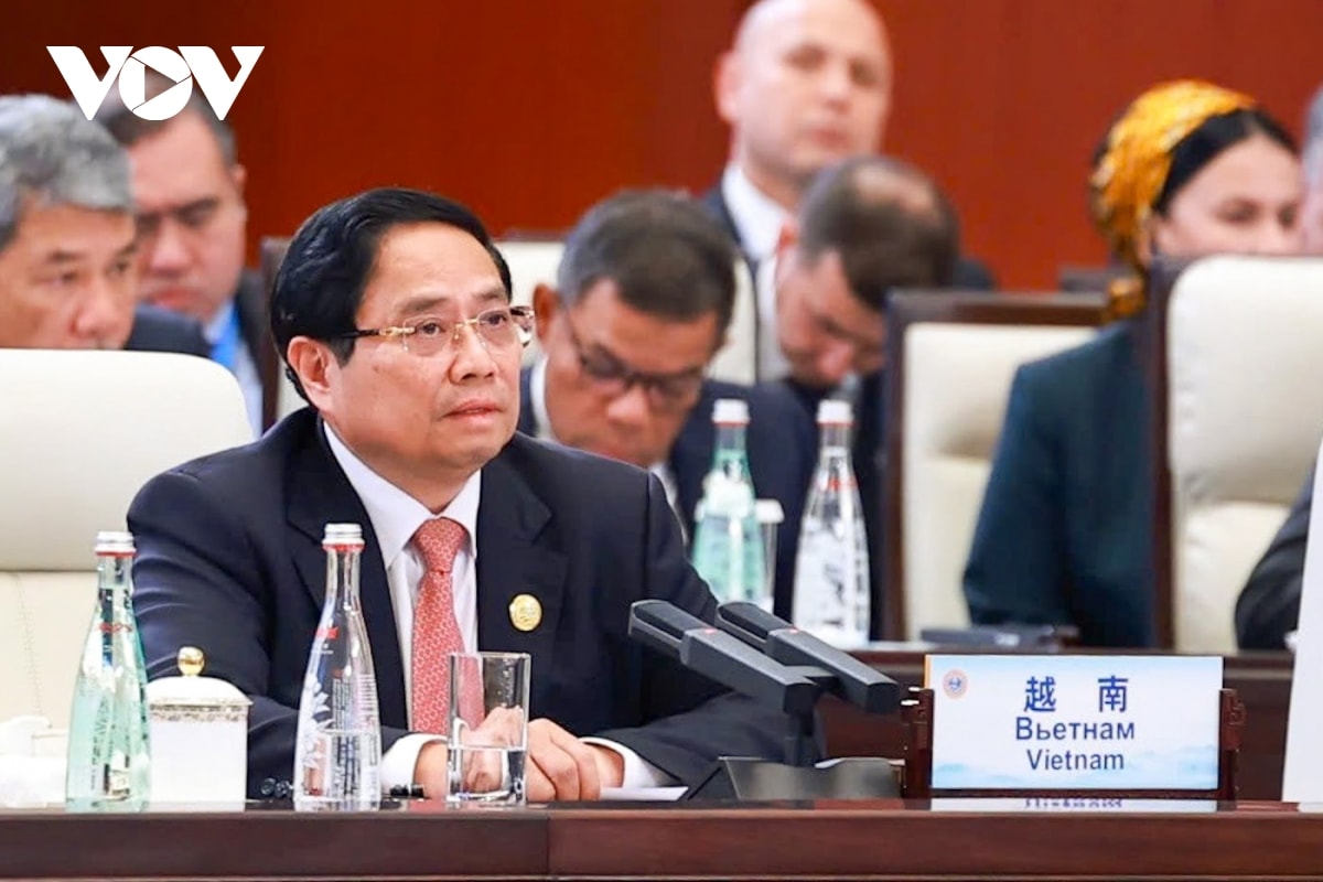 thủ tướng phạm minh chính phát biểu tại hội nghị thượng đỉnh tổ chức hợp tác thượng hải mở rộng hình ảnh 1 thu tuong pham minh chinh phat bieu tai hoi nghi thuong dinh to chuc hop tac thuong hai mo rong hinh anh 1