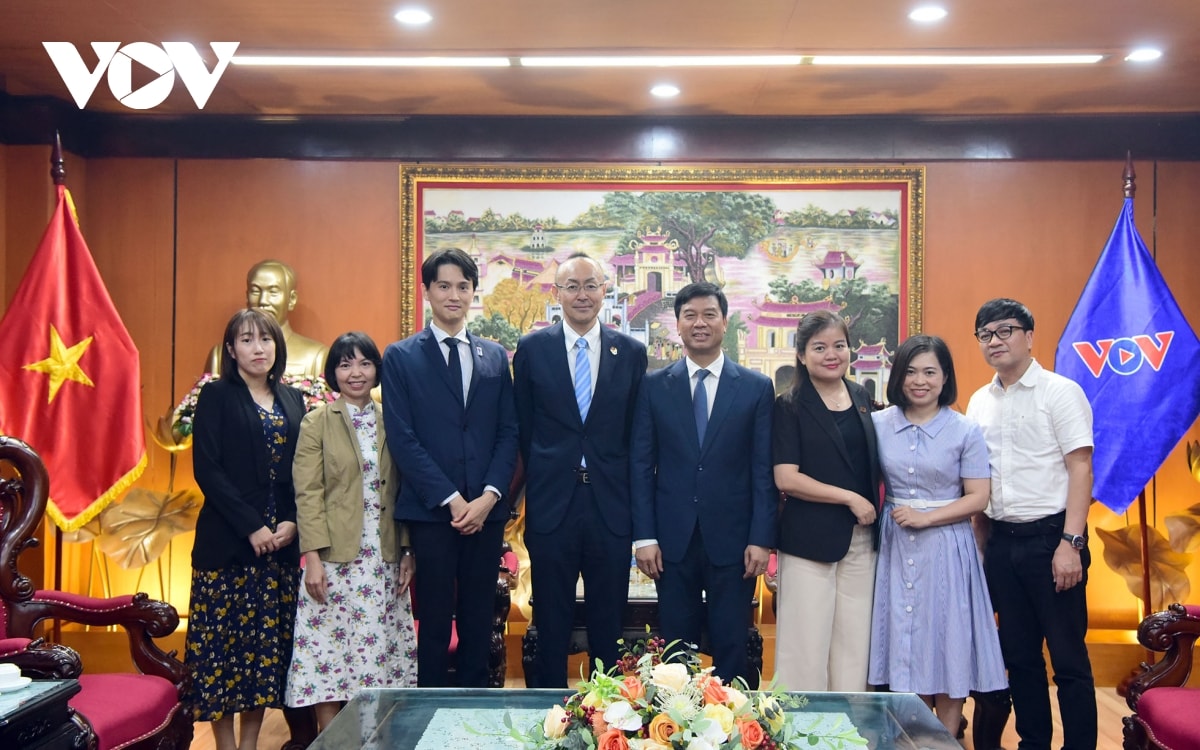 lãnh đạo vov tiếp đoàn cơ quan hợp tác quốc tế nhật bản jica tại việt nam hình ảnh 5 lanh dao vov tiep doan co quan hop tac quoc te nhat ban jica tai viet nam hinh anh 5