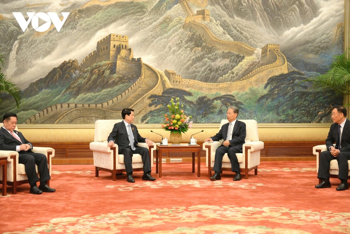 chủ tịch nước lương cường hội kiến Ủy viên trưởng nhân đại toàn quốc trung quốc hình ảnh 2 chu tich nuoc luong cuong hoi kien Uy vien truong nhan dai toan quoc trung quoc hinh anh 2