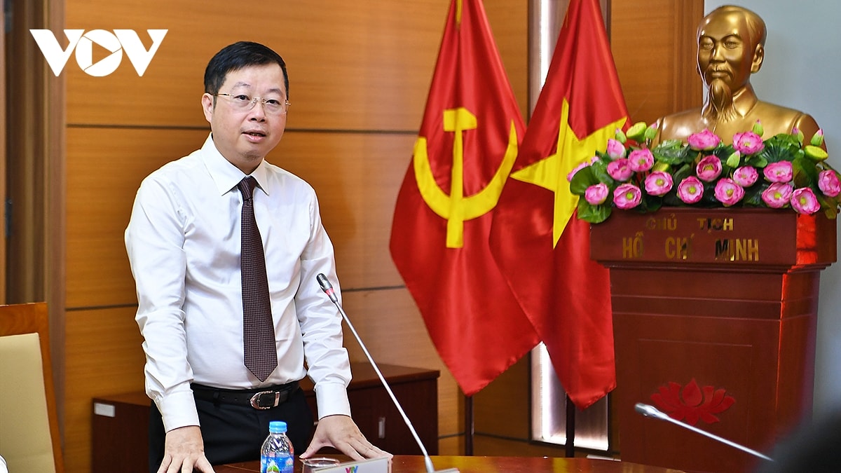 tổng giám đốc vtv nguyễn thanh lâm chúc mừng 80 năm thành lập Đài tiếng nói việt nam hình ảnh 1 tong giam doc vtv nguyen thanh lam chuc mung 80 nam thanh lap Dai tieng noi viet nam hinh anh 1