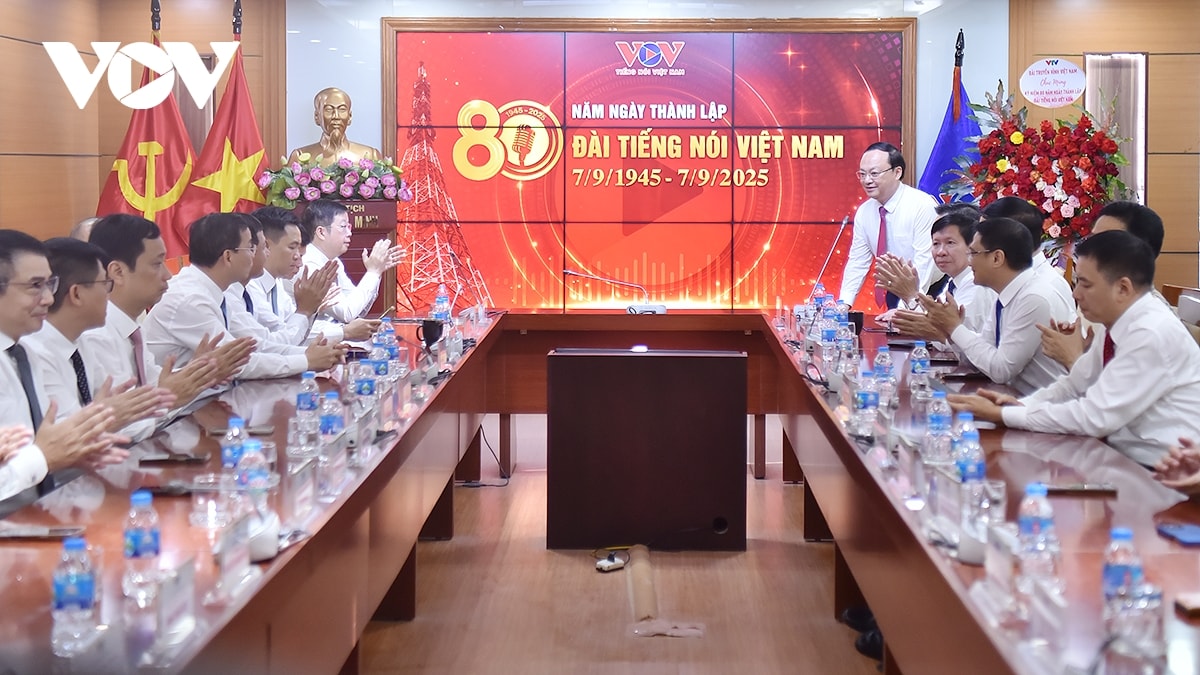 tổng giám đốc vtv nguyễn thanh lâm chúc mừng 80 năm thành lập Đài tiếng nói việt nam hình ảnh 2 tong giam doc vtv nguyen thanh lam chuc mung 80 nam thanh lap Dai tieng noi viet nam hinh anh 2