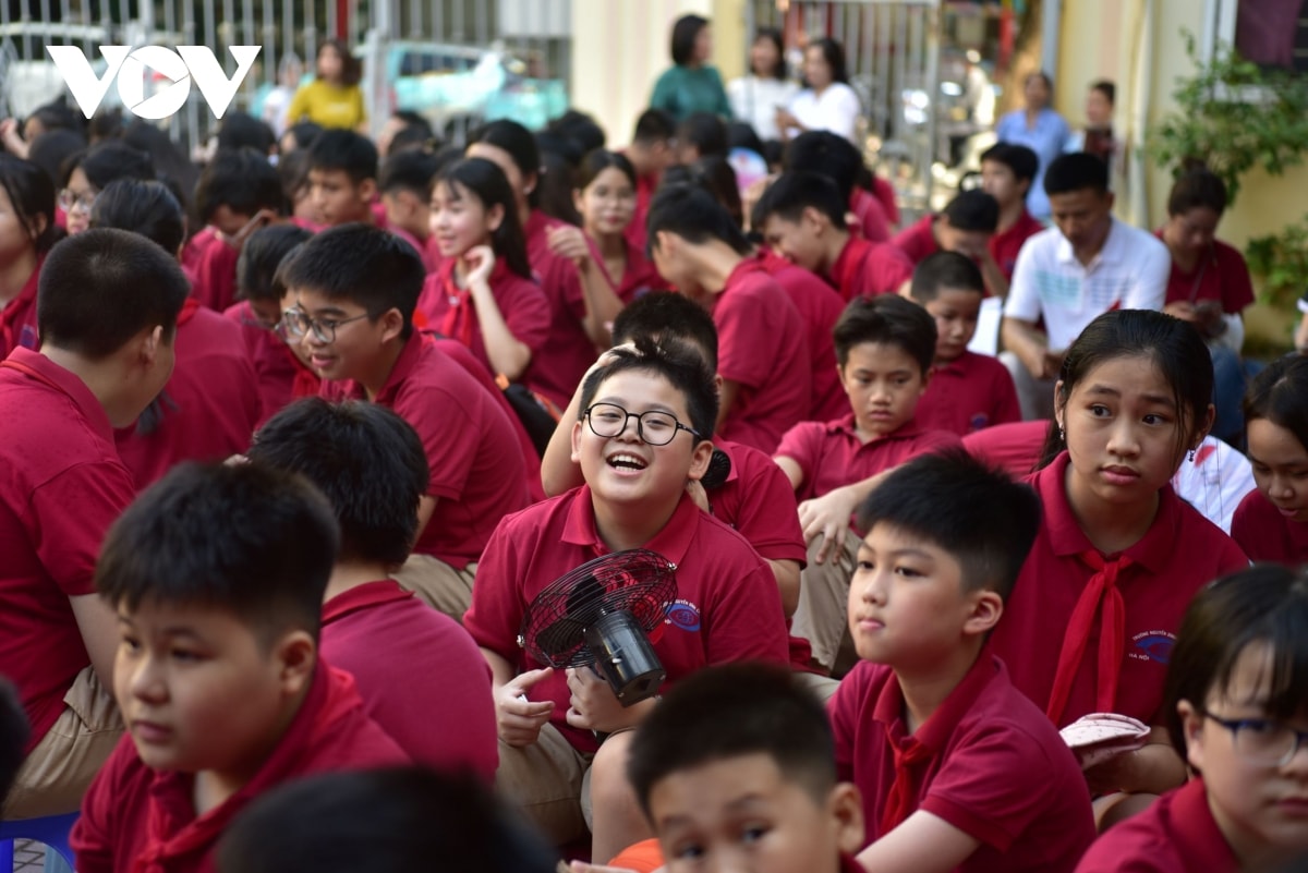 le khai giang o ngoi truong dac biet nhat ha noi - ptcs nguyen Dinh chieu hinh anh 12
