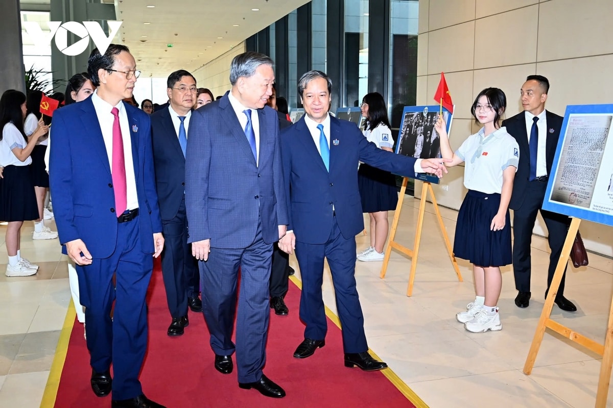tổng bí thư tô lâm Đảng, nhà nước nhất quán coi giáo dục là quốc sách hàng đầu hình ảnh 1 tong bi thu to lam Dang, nha nuoc nhat quan coi giao duc la quoc sach hang dau hinh anh 1