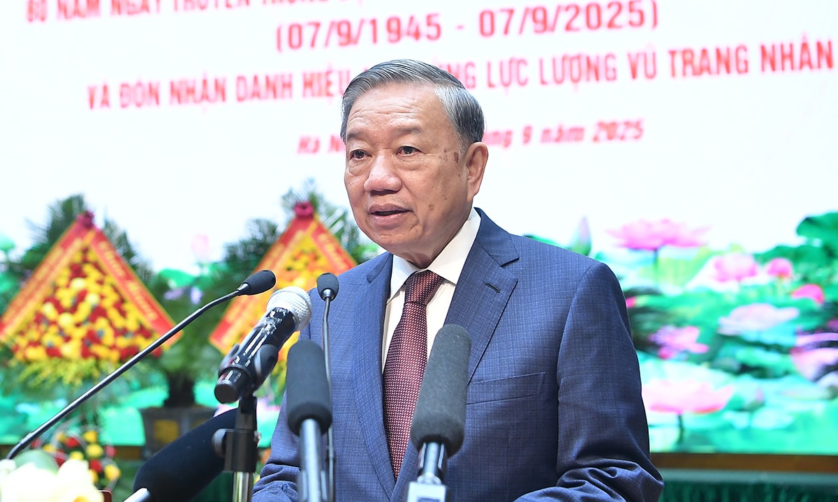 Tổng Bí thư Tô Lâm. (Ảnh: Báo Quân đội Nhân dân)