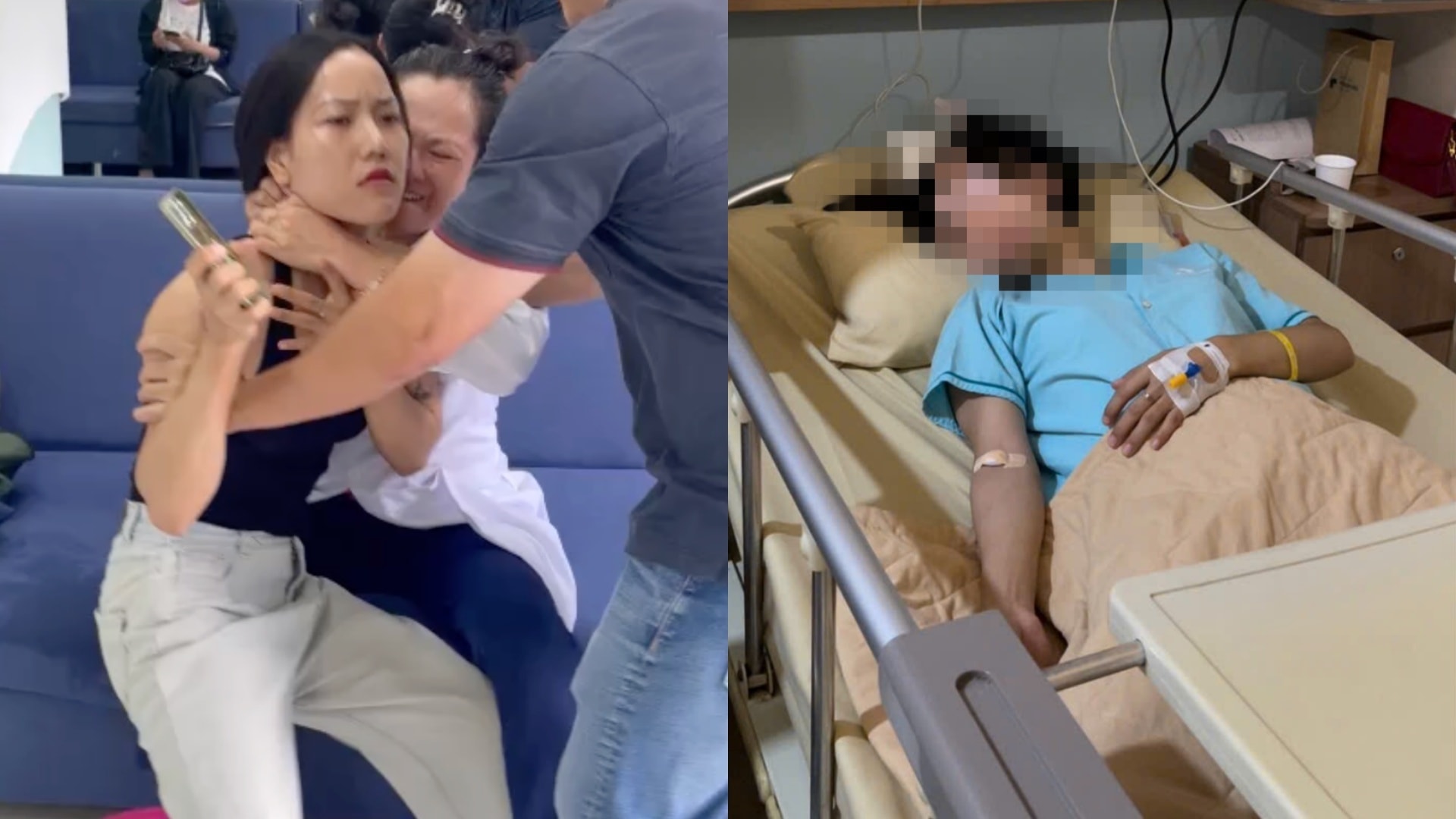 Sau khi bị chủ cơ sở nha khoa hành hung, nạn nhân phải nhập viện điều trị.