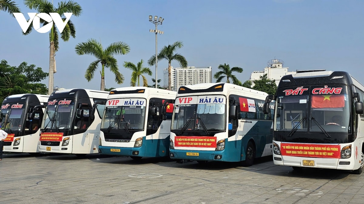 hải phòng miễn phí đưa đón người dân tham quan triển lãm 80 năm thành tựu đất nước hình ảnh 5 hai phong mien phi dua don nguoi dan tham quan trien lam 80 nam thanh tuu dat nuoc hinh anh 5