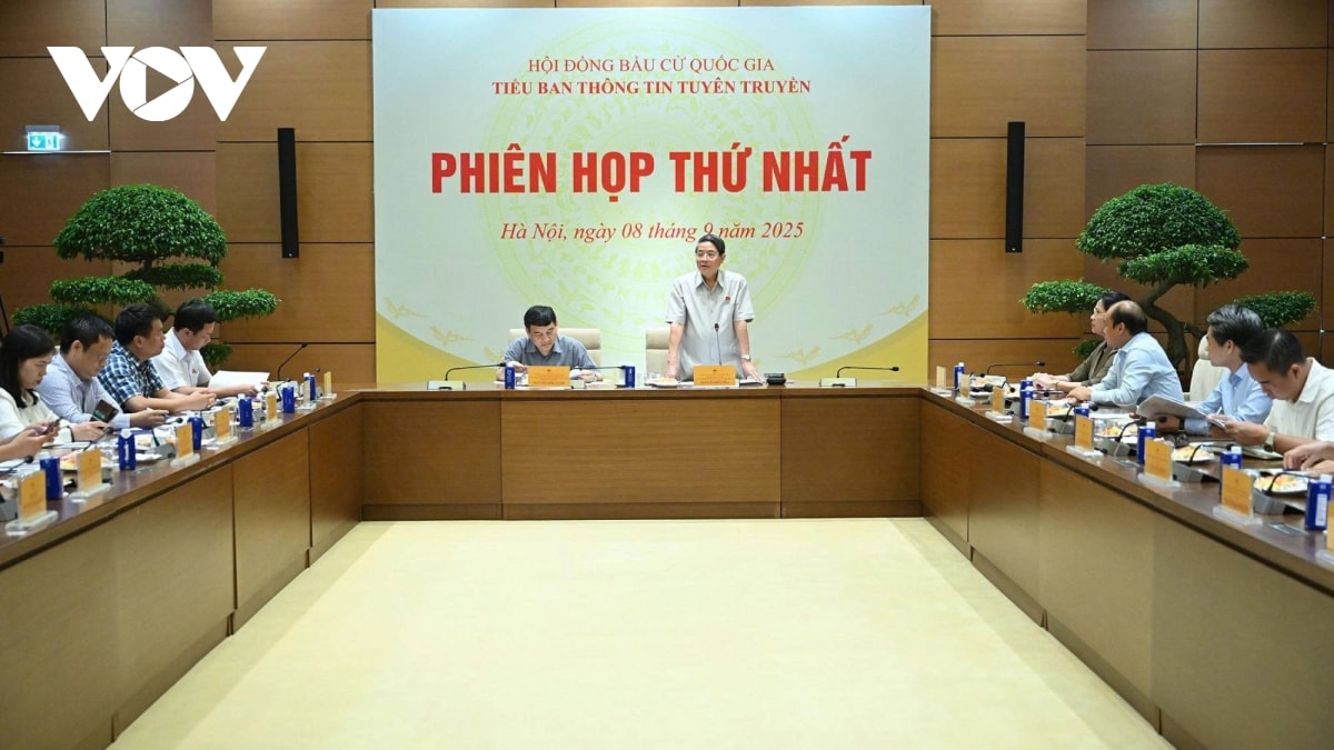 phiên họp thứ nhất tiểu ban thông tin tuyên truyền hội đồng bầu cử quốc gia hình ảnh 1 phien hop thu nhat tieu ban thong tin tuyen truyen hoi dong bau cu quoc gia hinh anh 1