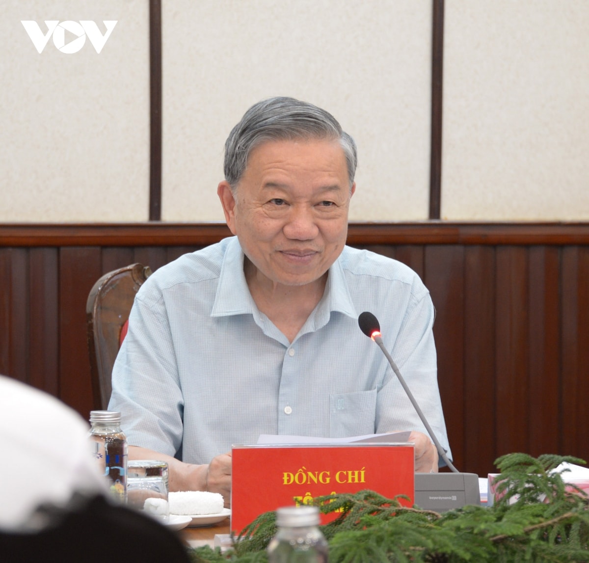 tong bi thu chu tri cuoc hop voi Dang uy bo gd-Dt ve trien khai nghi quyet 71 hinh anh 2