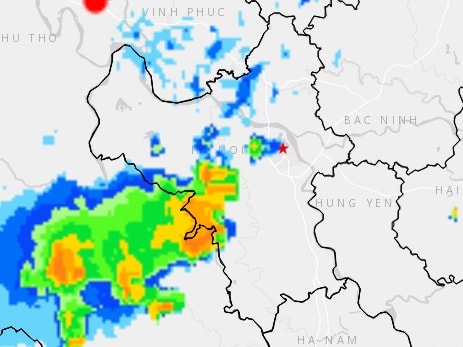 hà nội nguy cơ dông, lốc, sét, mưa đá kèm mưa lớn cục bộ hình ảnh 1 ha noi nguy co dong, loc, set, mua da kem mua lon cuc bo hinh anh 1