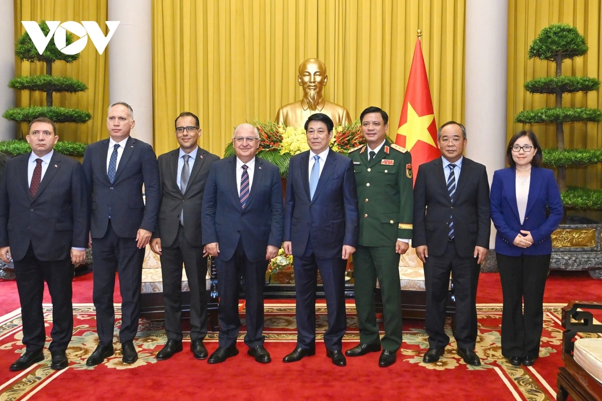 chủ tịch nước lương cường tiếp bộ trưởng quốc phòng thổ nhĩ kỳ yasar guler hình ảnh 3 chu tich nuoc luong cuong tiep bo truong quoc phong tho nhi ky yasar guler hinh anh 3