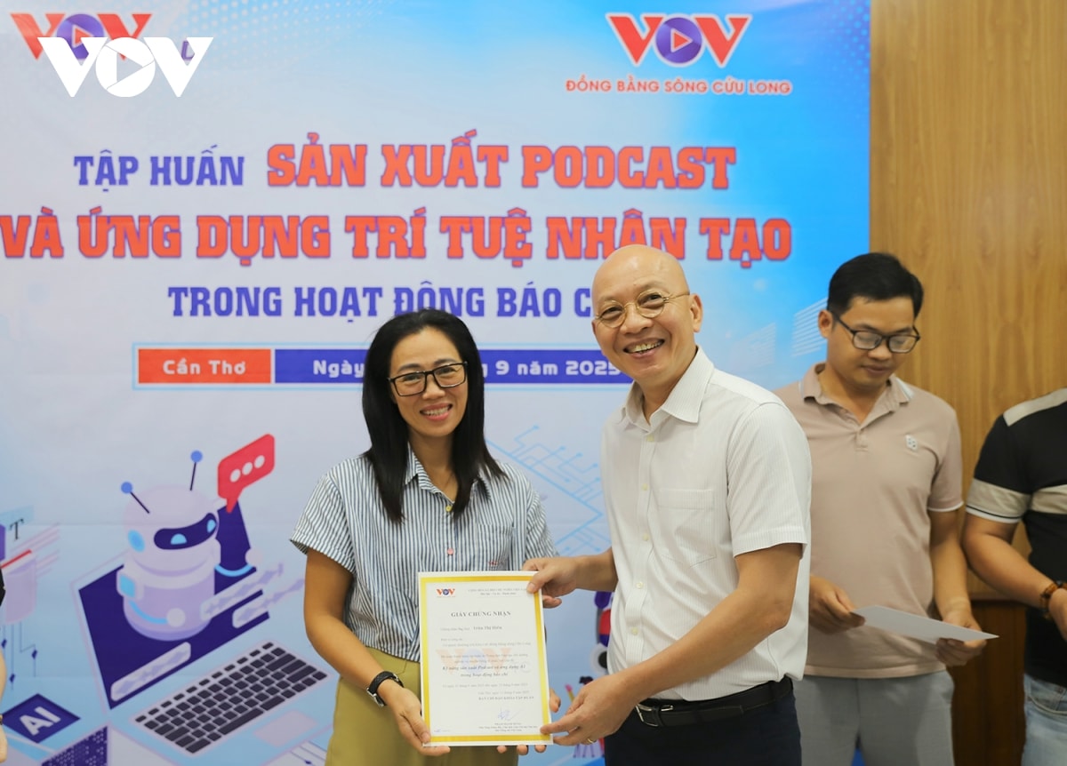 vov tập huấn sản xuất podcast và ứng dụng trí tuệ nhân tạo trong hoạt động báo chí hình ảnh 6 vov tap huan san xuat podcast va ung dung tri tue nhan tao trong hoat dong bao chi hinh anh 6
