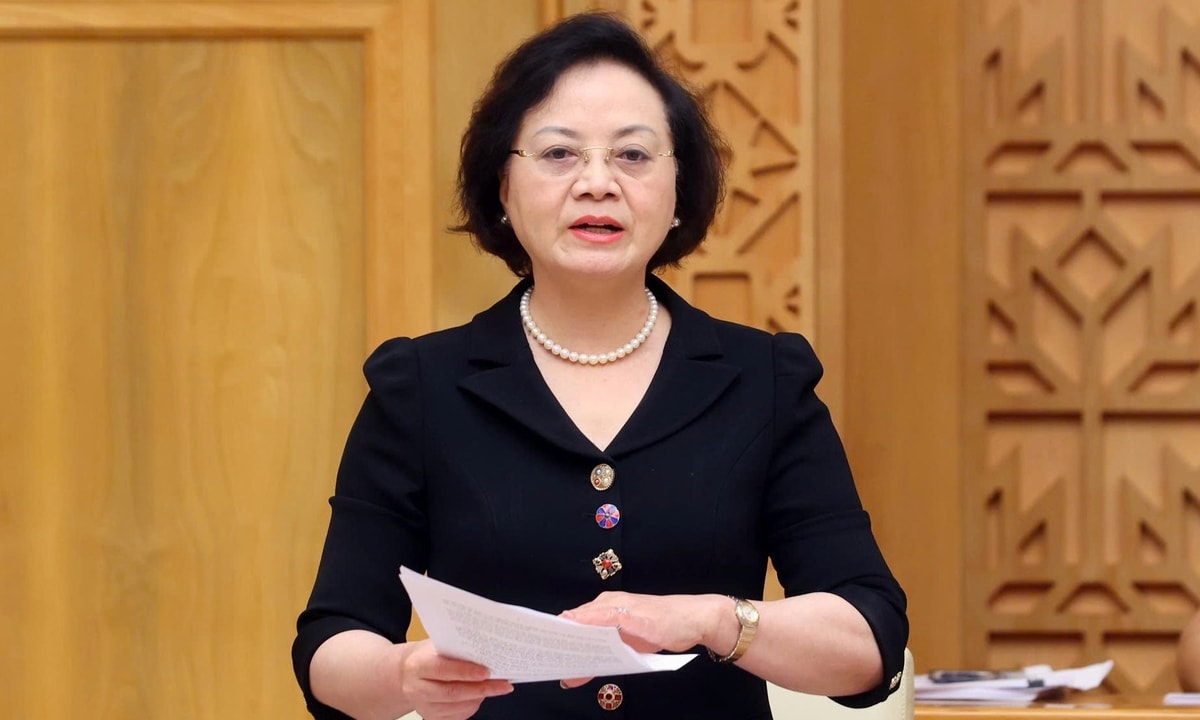 Bộ trưởng Nội vụ Phạm Thị Thanh Trà. (Ảnh: VGP)