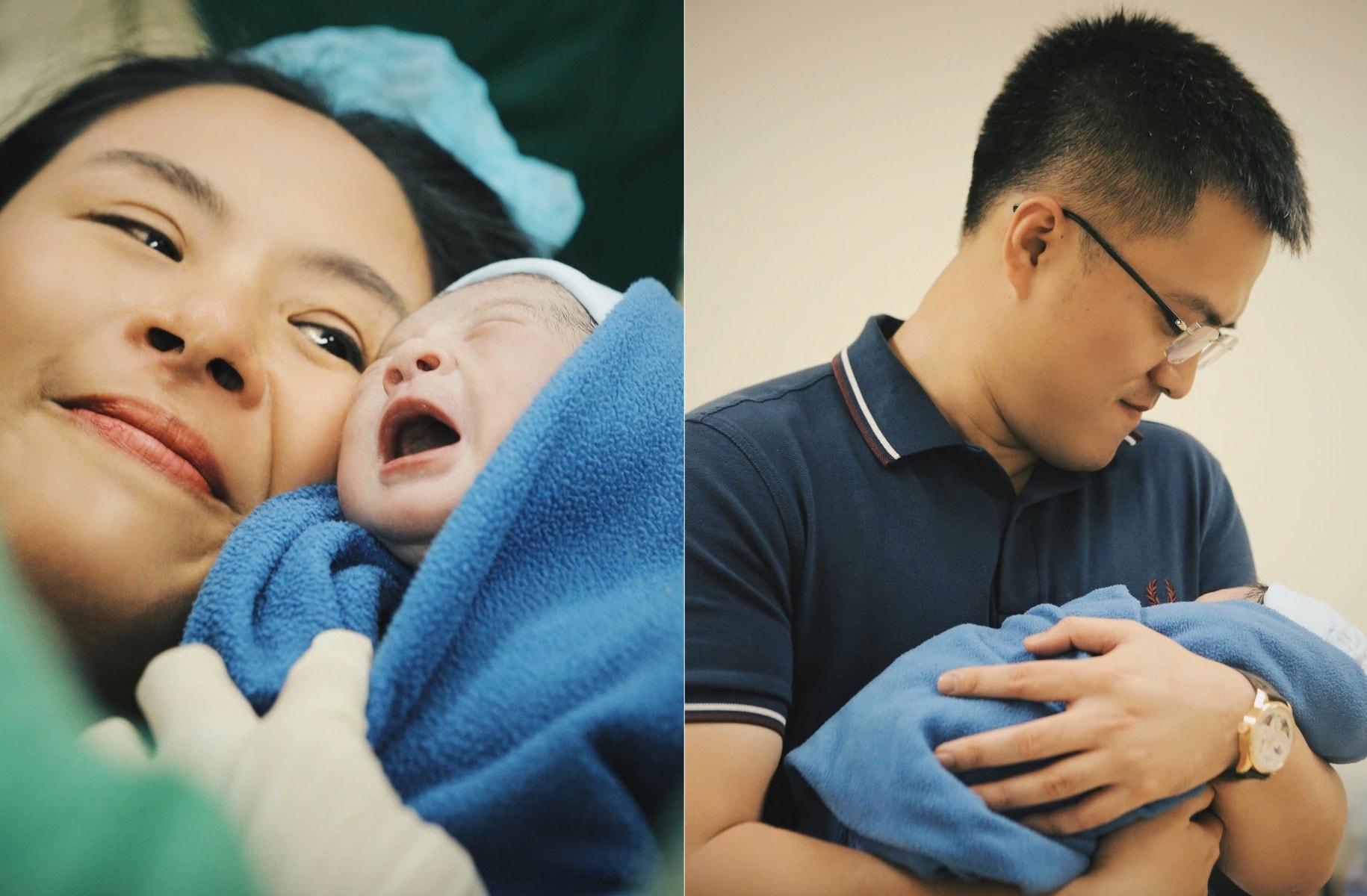 Hoa hậu Ngọc Hân và chồng chào đón con đầu lòng.