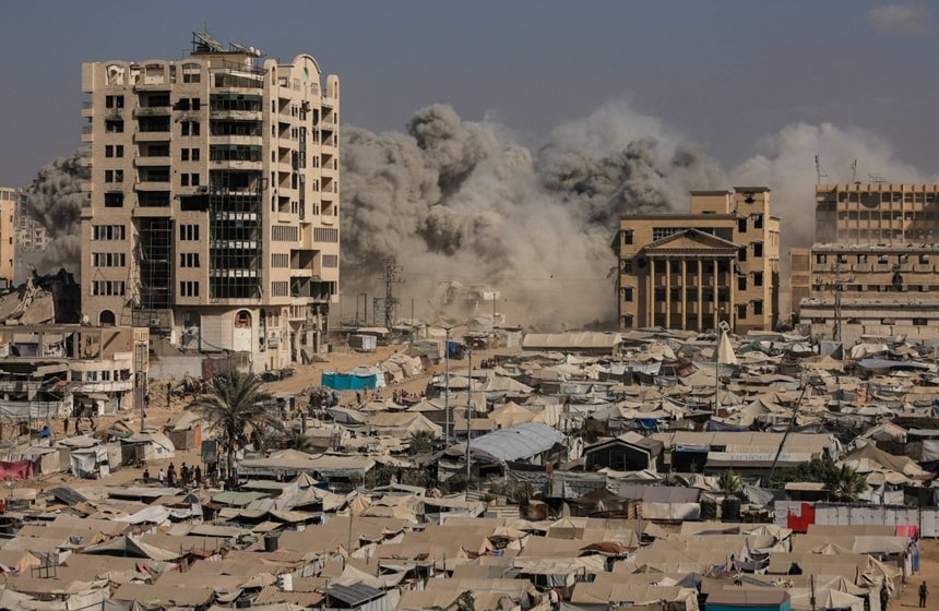 khung hoang gaza suc ep toan cau buoc israel doi mat giai phap hai nha nuoc hinh anh 1
