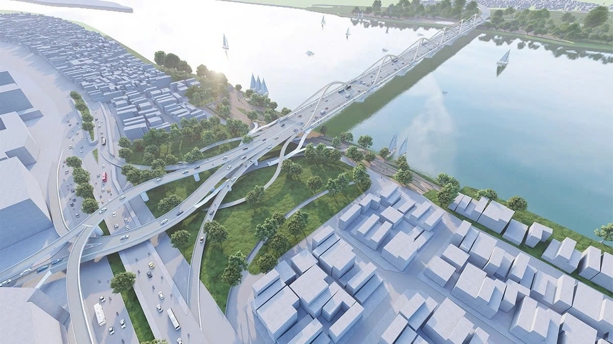 hà nội đề xuất đổi 635ha đất để xây cầu trần hưng Đạo hình ảnh 1 ha noi de xuat doi 635ha dat de xay cau tran hung Dao hinh anh 1