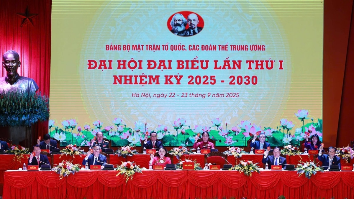 Dai hoi Dang bo mttq, cac doan the trung uong lan thu i hinh anh 1
