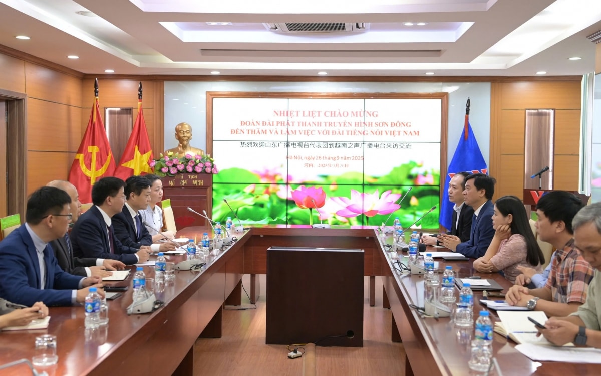 lanh dao vov tiep doan Dai phat thanh - truyen hinh son Dong, trung quoc hinh anh 1
