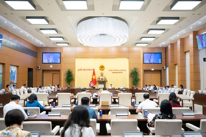 xem xet va thong qua mot so nghi quyet ve cong tac ung cu, bau cu hinh anh 1