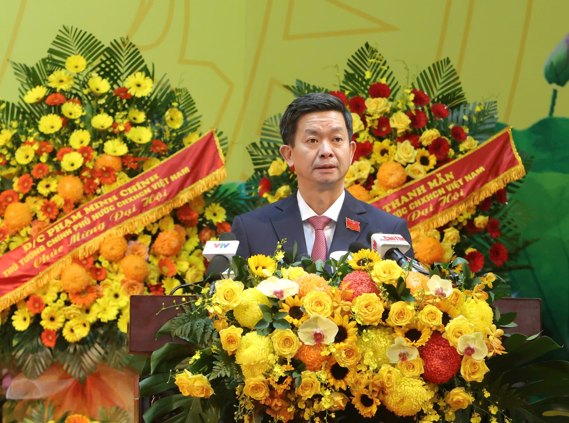 Ông Lê Quang Tùng, Tổng thư ký, Chủ nhiệm Văn phòng Quốc hội được chỉ định giữ chức Bí thư Thành ủy TP Cần Thơ. (Ảnh: Anh Tú)