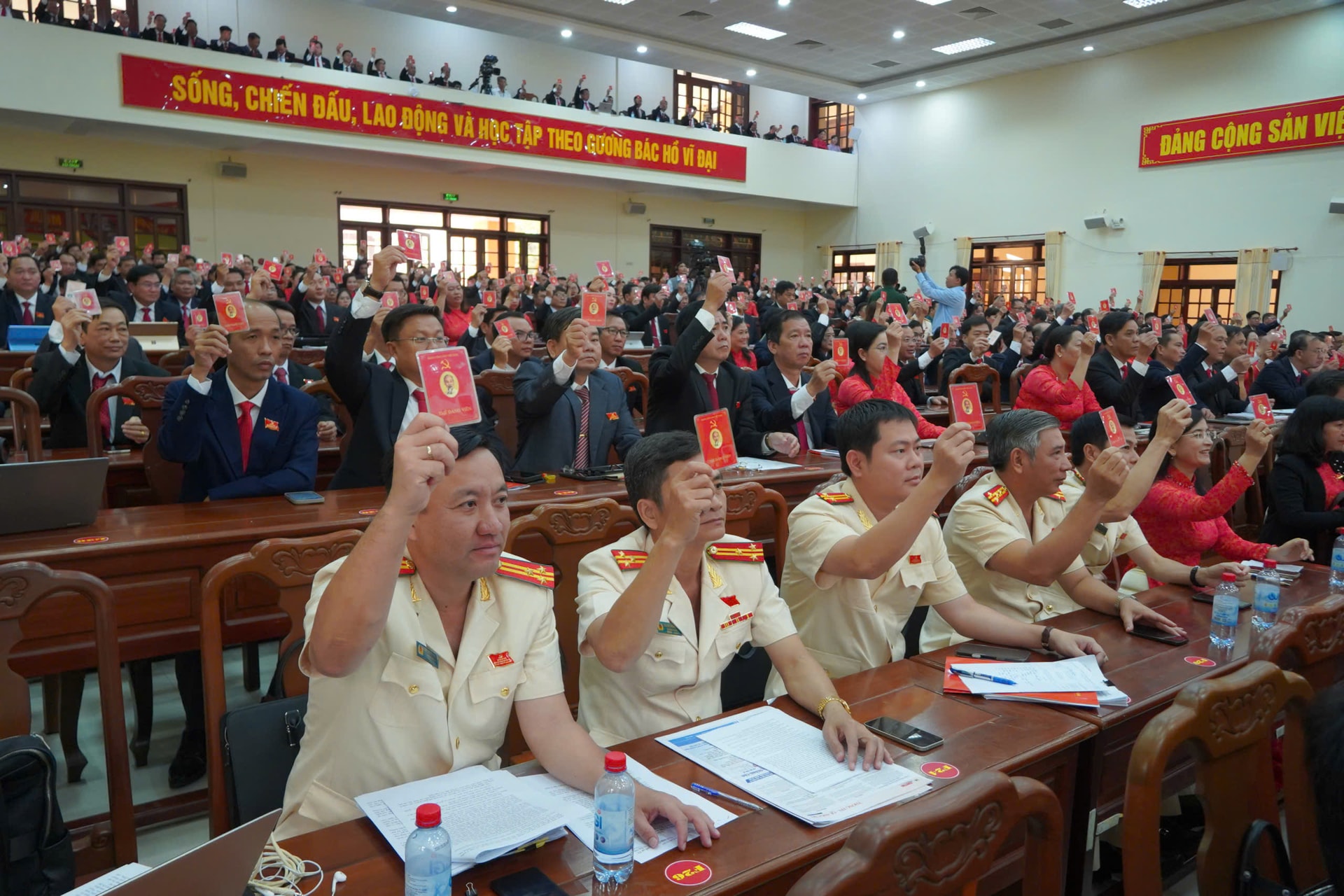 Đại hội Đại biểu Đảng bộ TP Cần Thơ lần thứ I, nhiệm kỳ 2025 - 2030 quyết tâm xây dựng Cần Thơ thành thành phố đáng sống của cả nước. (Ảnh: Anh Tú)