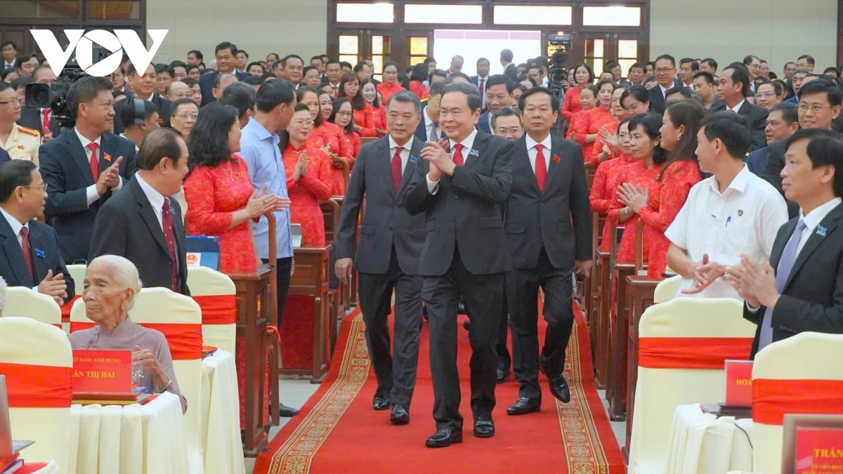 chủ tịch quốc hội dự Đại hội Đảng bộ tp cần thơ lần thứ nhất, nhiệm kỳ 2025 - 2030 hình ảnh 1 chu tich quoc hoi du Dai hoi Dang bo tp can tho lan thu nhat, nhiem ky 2025 - 2030 hinh anh 1