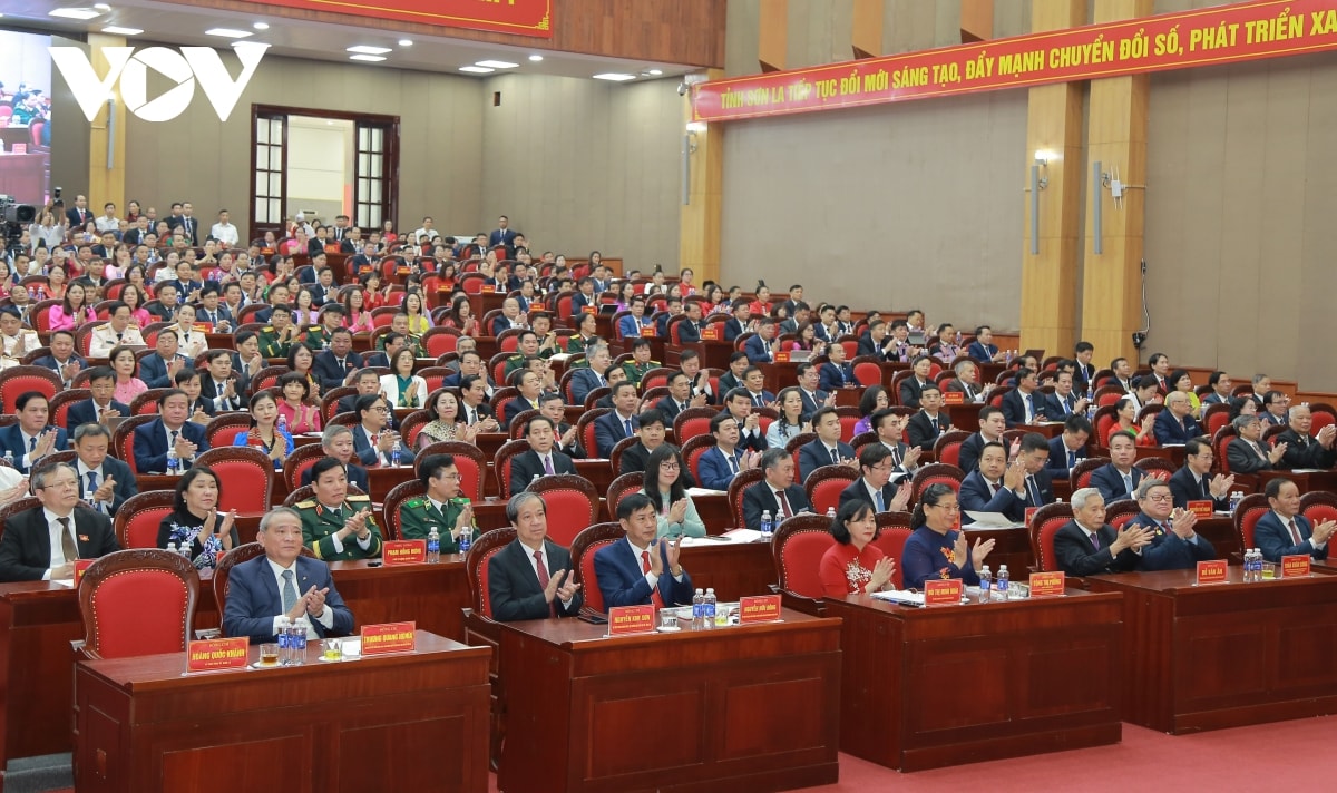 khai mac Dai hoi dai bieu Dang bo tinh son la lan thu xvi hinh anh 6
