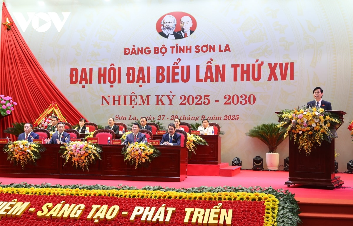 khai mac Dai hoi dai bieu Dang bo tinh son la lan thu xvi hinh anh 2