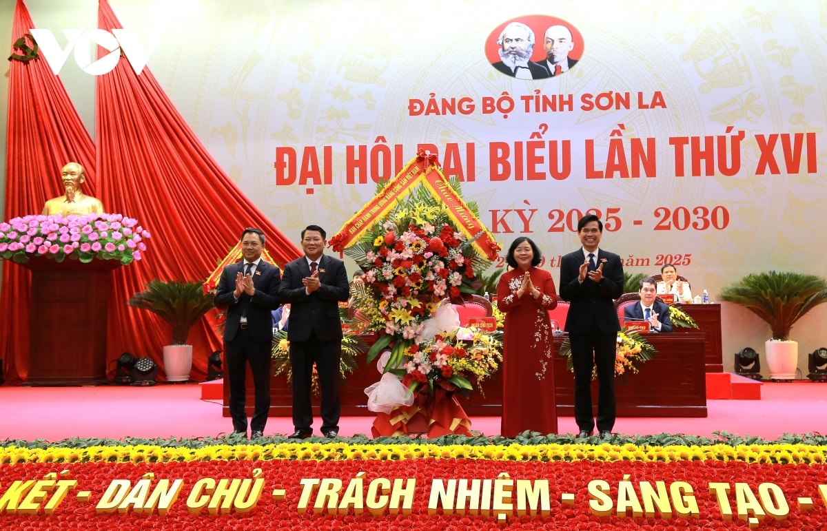 khai mac Dai hoi dai bieu Dang bo tinh son la lan thu xvi hinh anh 4
