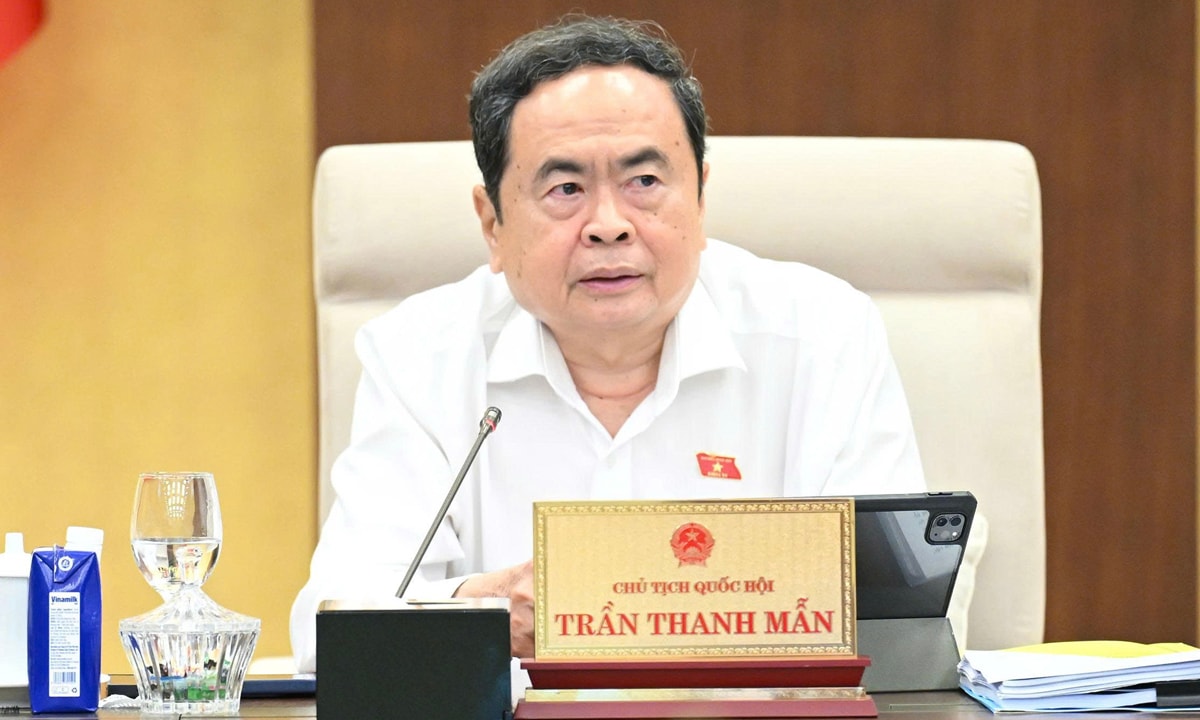 Chủ tịch Quốc hội Trần Thanh Mẫn.