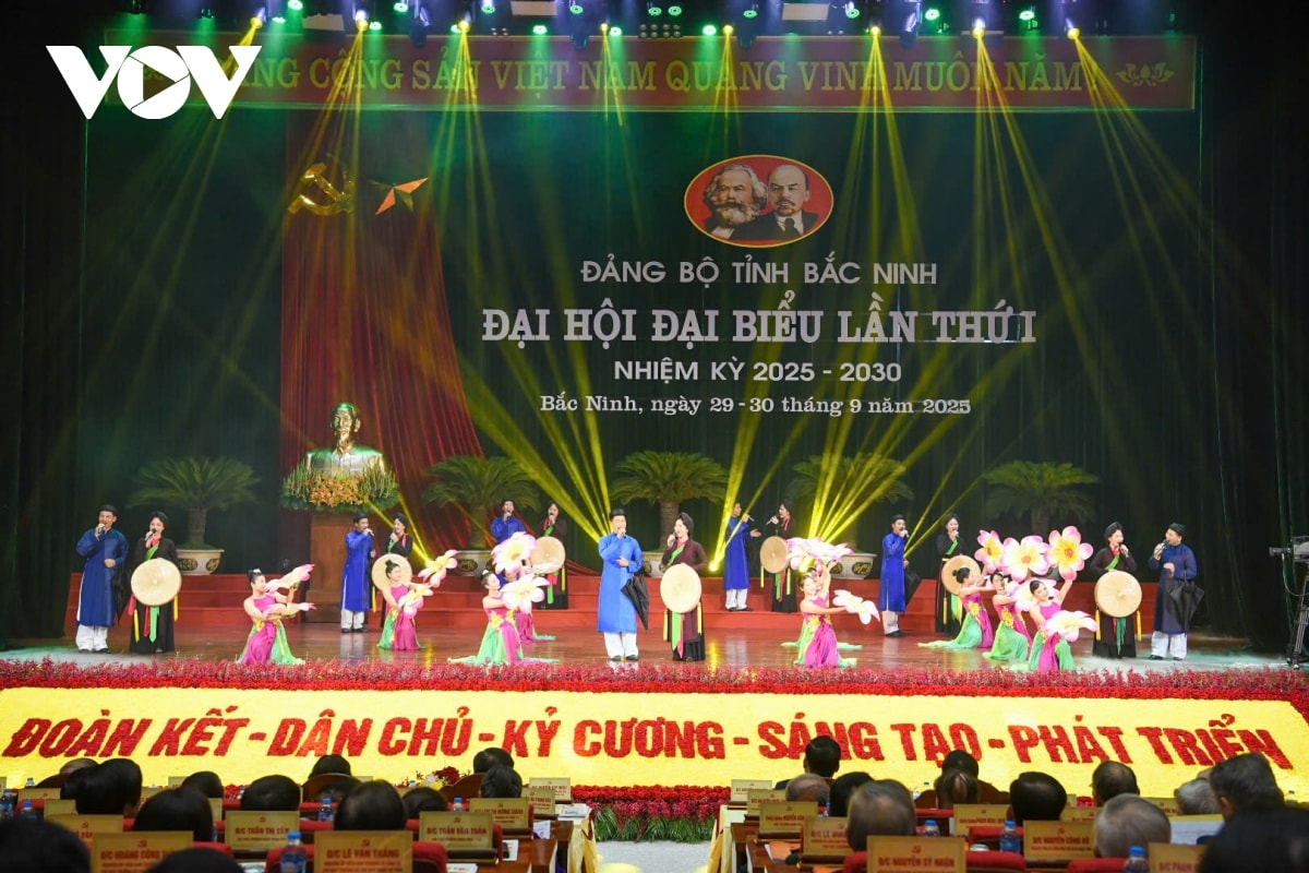 toan canh khai mac Dai hoi dai bieu Dang bo tinh bac ninh lan thu i hinh anh 6